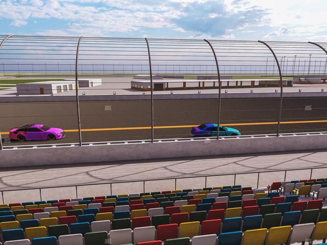 Daytona International Speedway - Section Front 112 Seat View