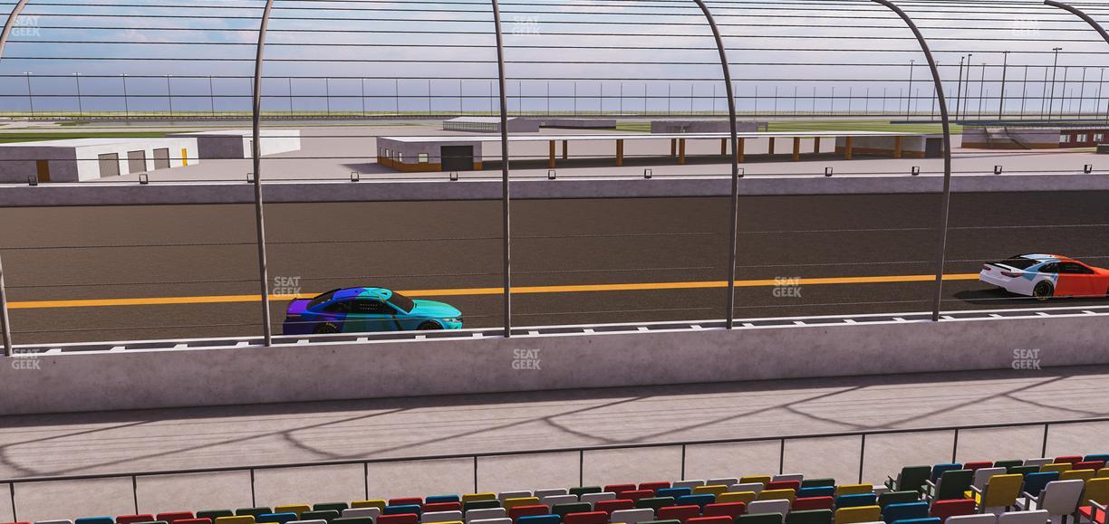 Daytona International Speedway - Section Front 113 Seat View