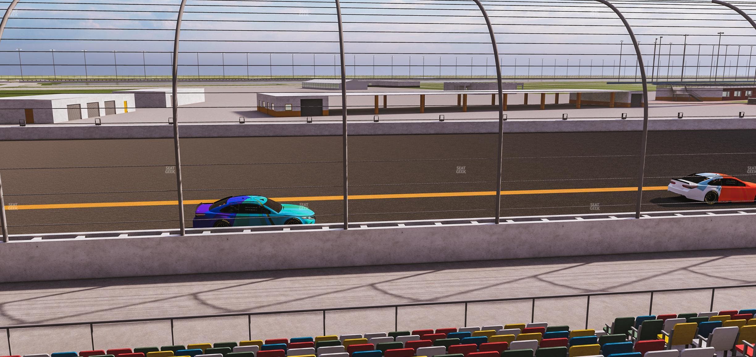 Daytona International Speedway - Section Front 113 Seat View