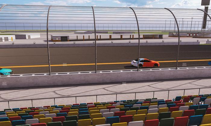 Daytona International Speedway - Section Front 114 Seat View