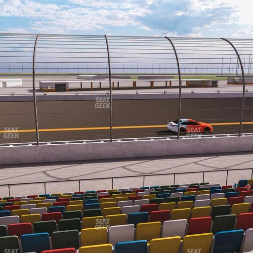 Daytona International Speedway - Section Front 114 Seat View