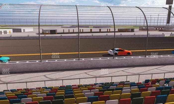 Daytona International Speedway - Section Front 114 Seat View