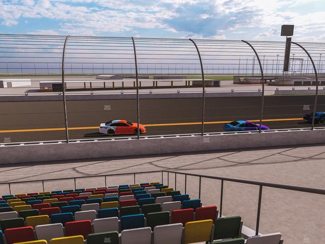 Daytona International Speedway - Section Front 115 Seat View