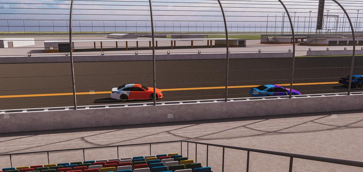 Daytona International Speedway - Section Front 115 Seat View