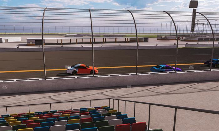 Daytona International Speedway - Section Front 115 Seat View