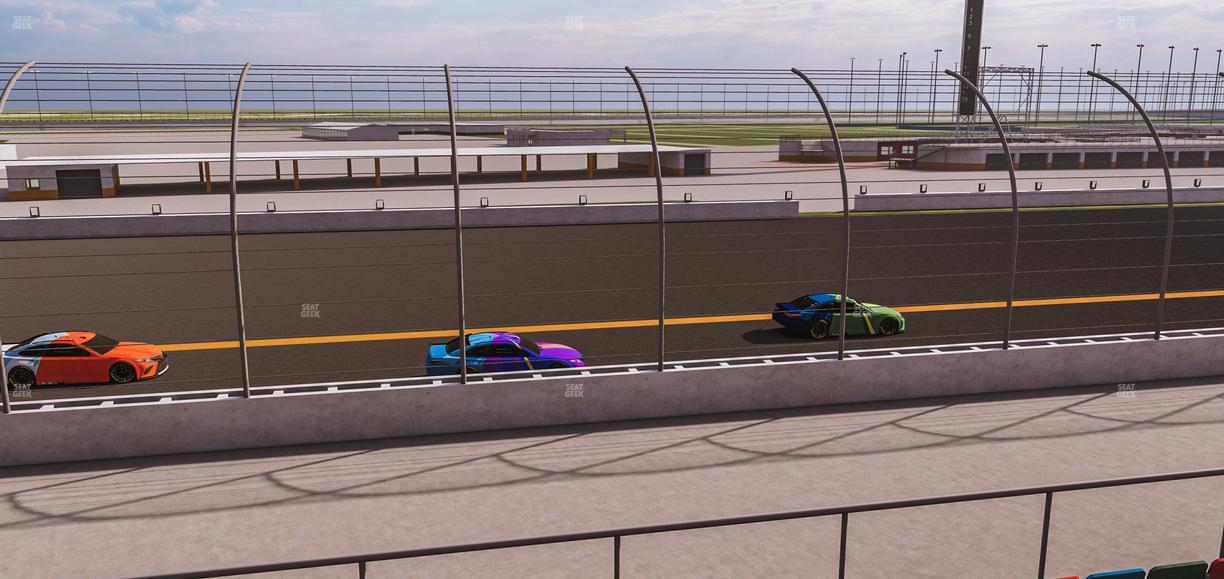 Daytona International Speedway - Section Front 116 Seat View