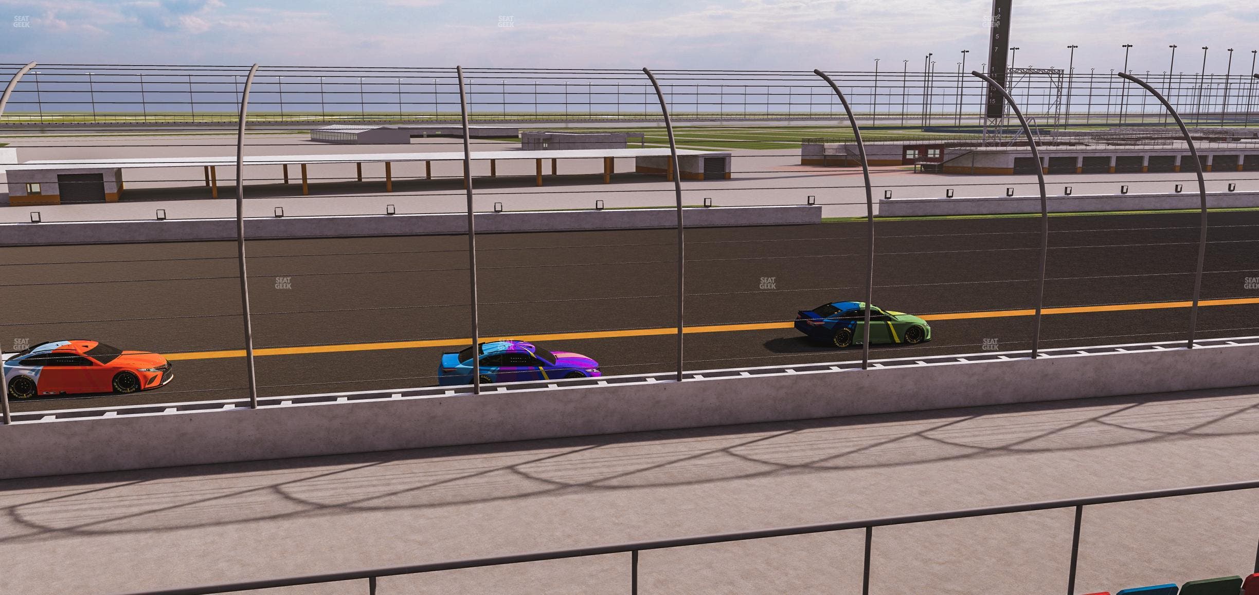 Daytona International Speedway - Section Front 116 Seat View