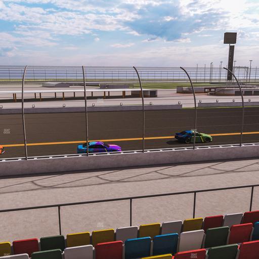 Daytona International Speedway - Section Front 116 Seat View
