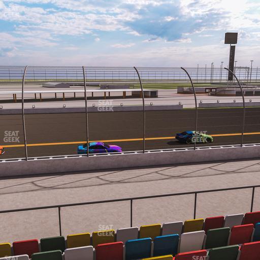 Daytona International Speedway - Section Front 116 Seat View
