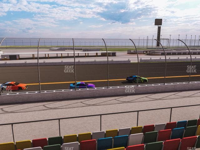 Daytona International Speedway - Section Front 116 Seat View
