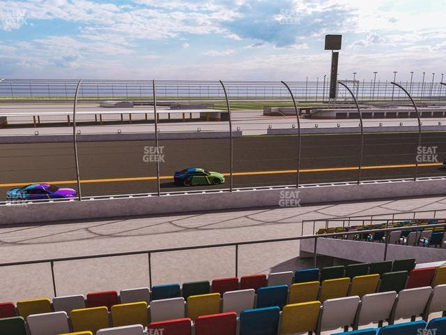 Daytona International Speedway - Section Front 117 Seat View