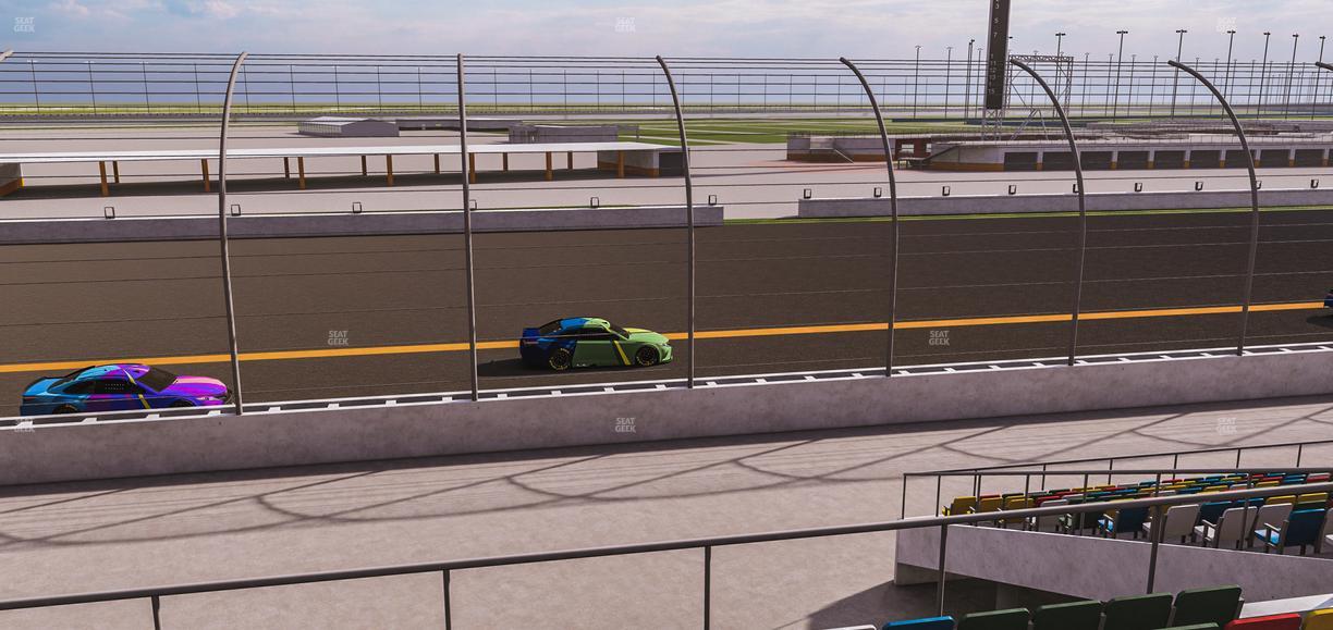 Daytona International Speedway - Section Front 117 Seat View