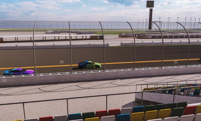Daytona International Speedway - Section Front 117 Seat View