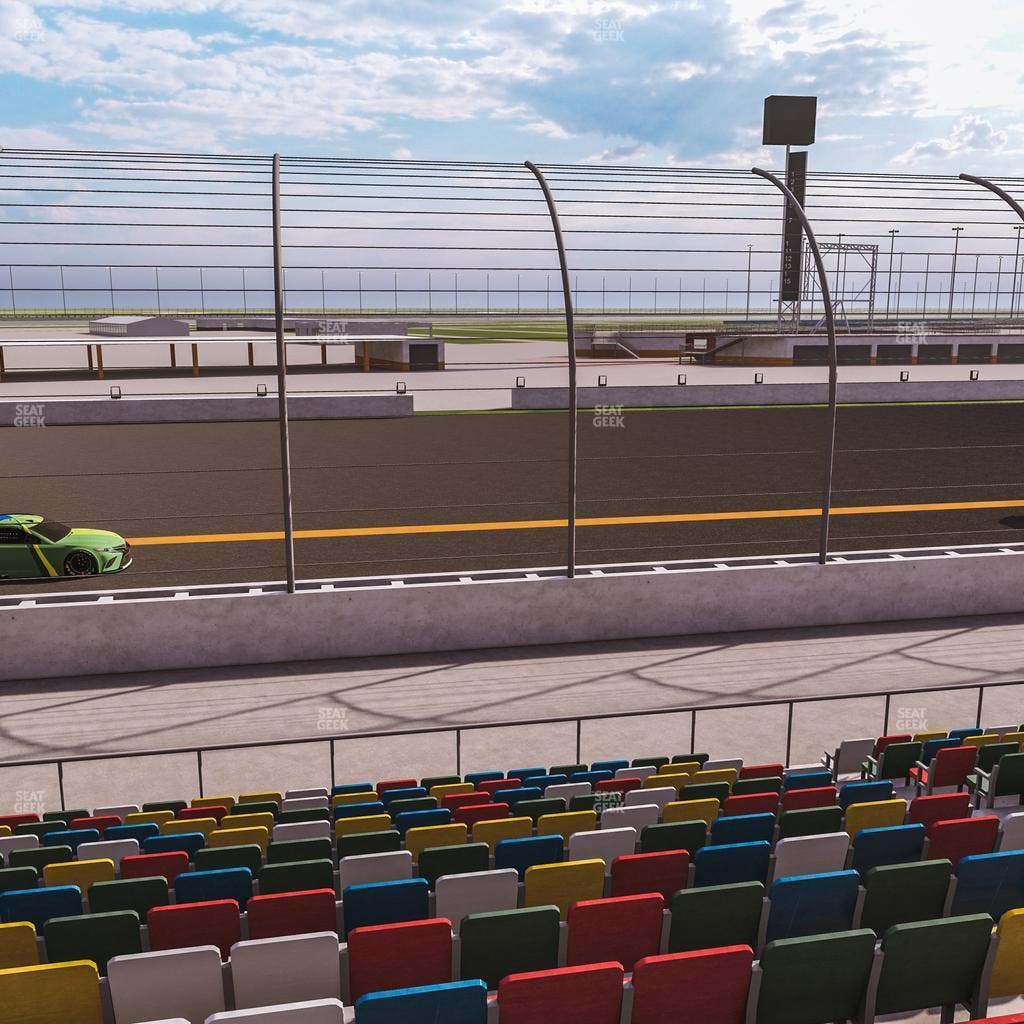 Daytona International Speedway - Section Front 118 Seat View