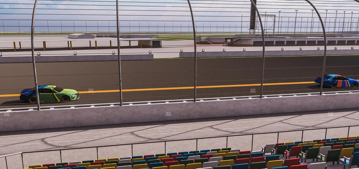 Daytona International Speedway - Section Front 118 Seat View