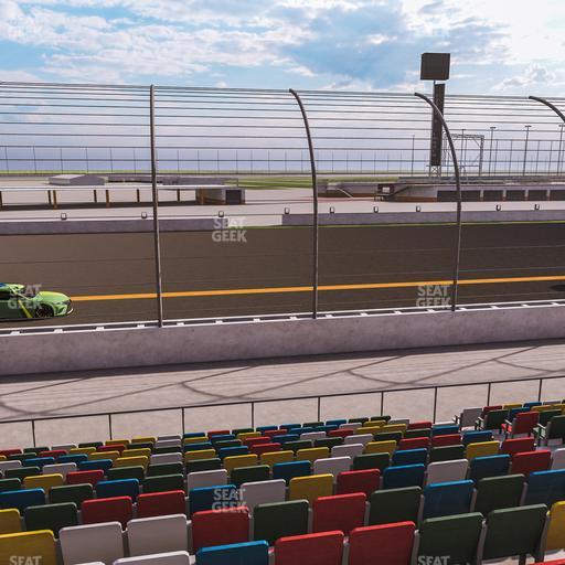Daytona International Speedway - Section Front 118 Seat View