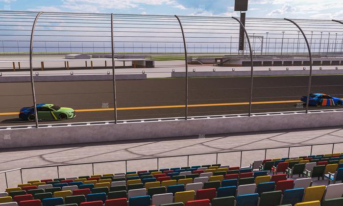 Daytona International Speedway - Section Front 118 Seat View