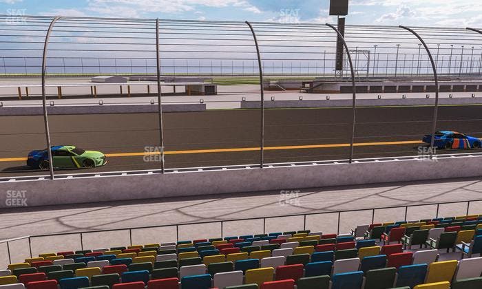 Daytona International Speedway - Section Front 118 Seat View