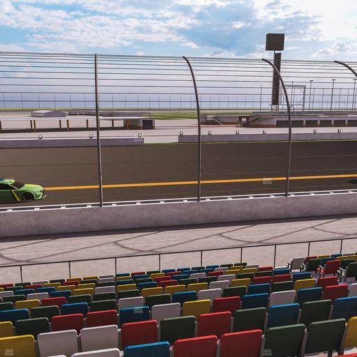 Daytona International Speedway - Section Front 118 Seat View