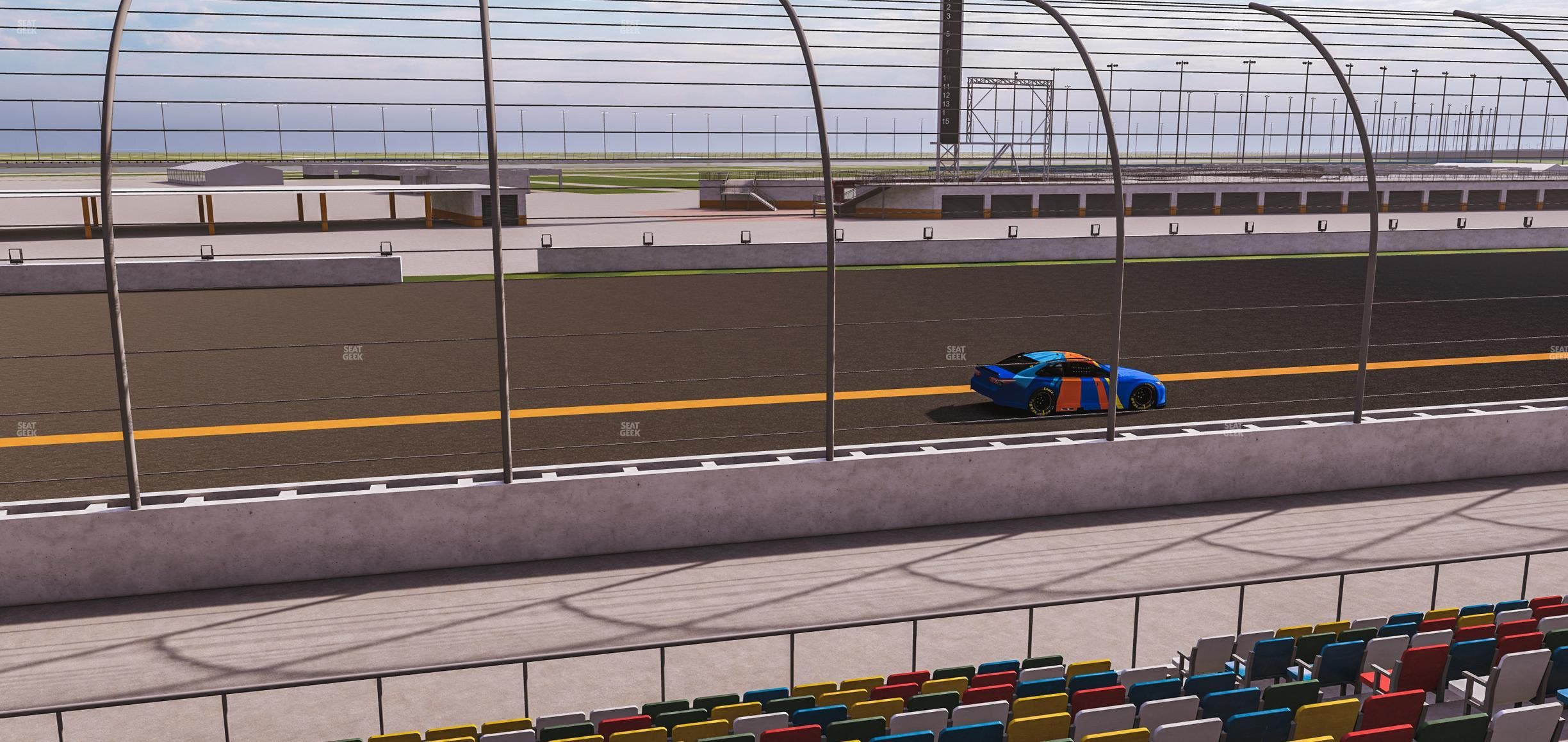 Daytona International Speedway - Section Front 119 Seat View