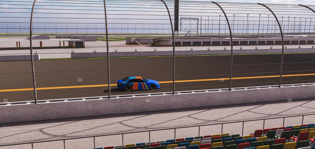 Daytona International Speedway - Section Front 120 Seat View