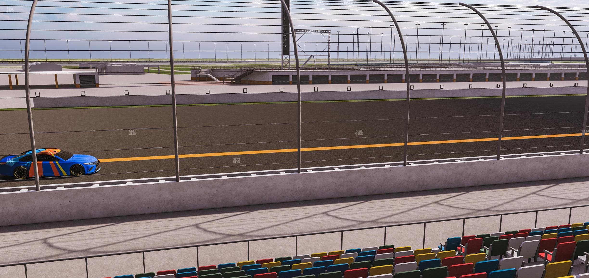 Daytona International Speedway - Section Front 121 Seat View
