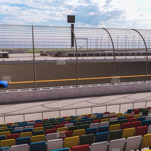 Daytona International Speedway - Section Front 121 Seat View