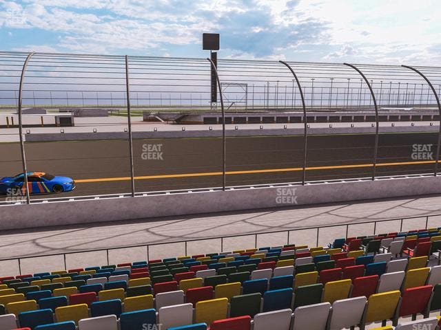 Daytona International Speedway - Section Front 121 Seat View