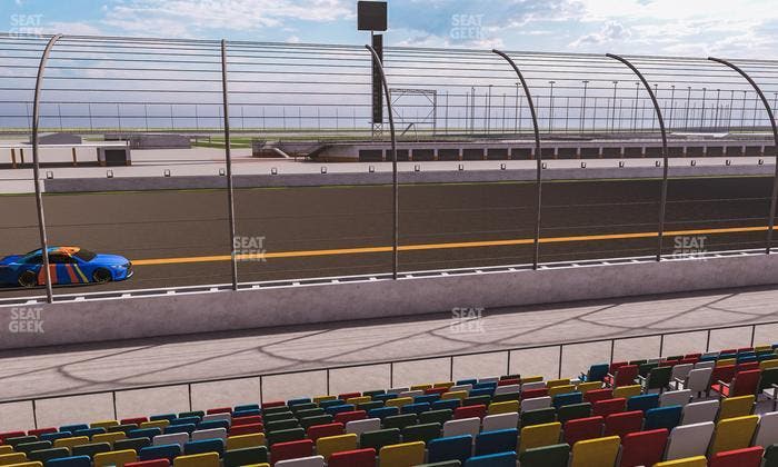 Daytona International Speedway - Section Front 121 Seat View