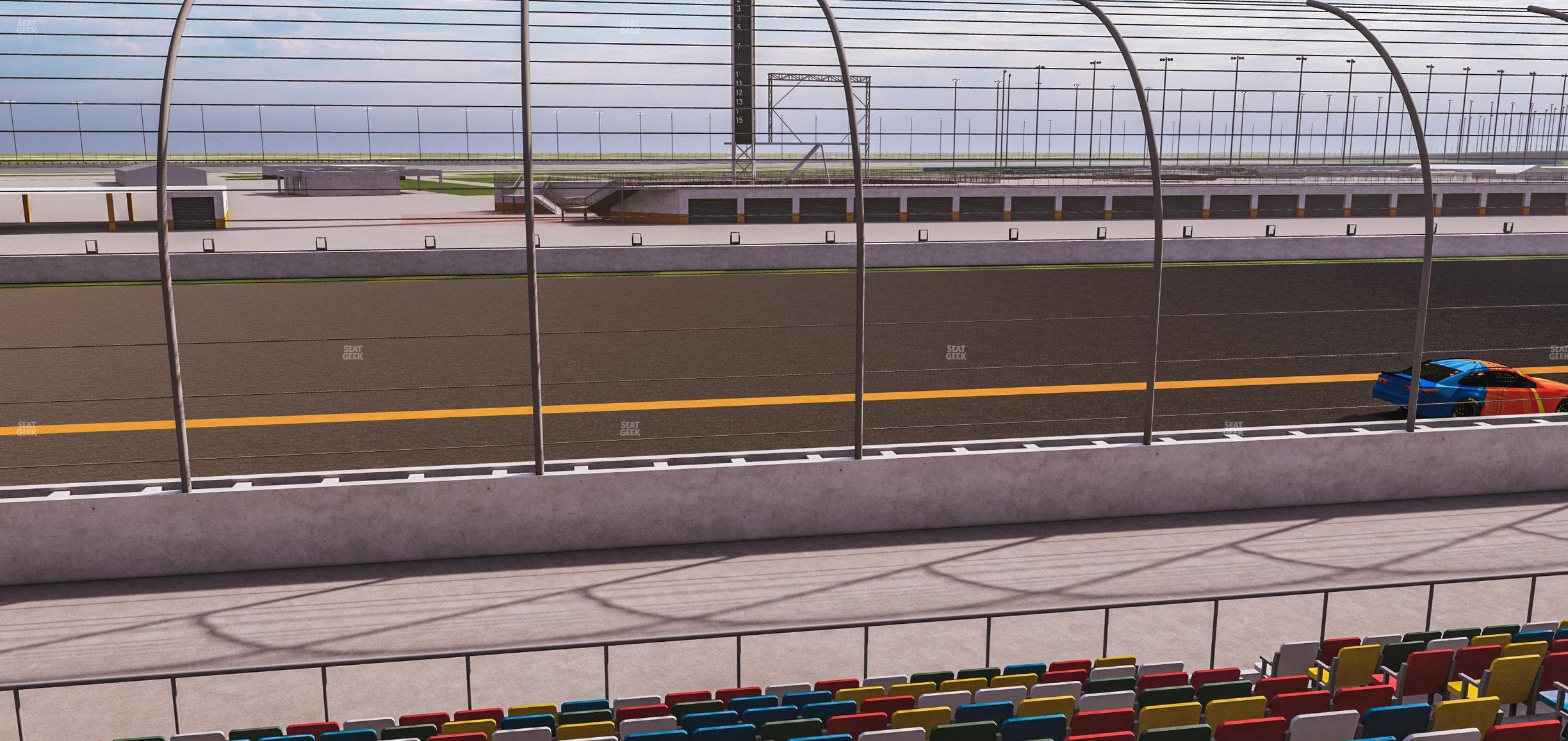 Daytona International Speedway - Section Front 122 Seat View