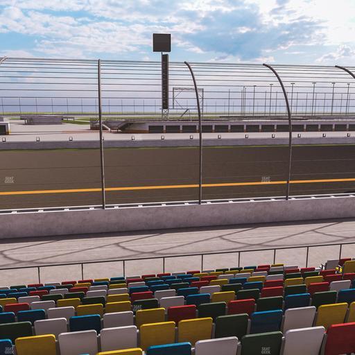 Daytona International Speedway - Section Front 122 Seat View