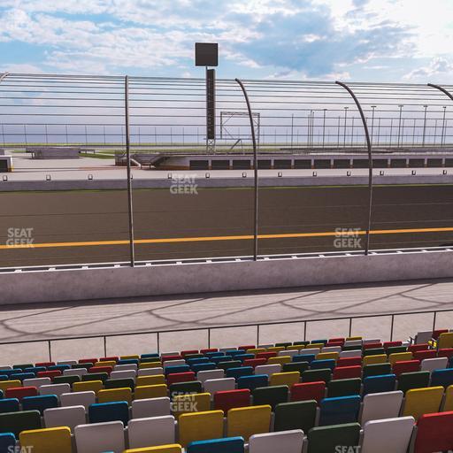 Daytona International Speedway - Section Front 122 Seat View