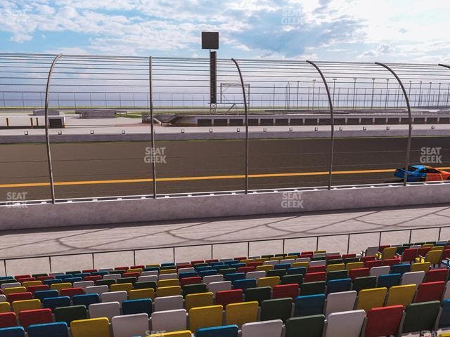 Daytona International Speedway - Section Front 122 Seat View
