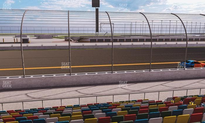 Daytona International Speedway - Section Front 122 Seat View