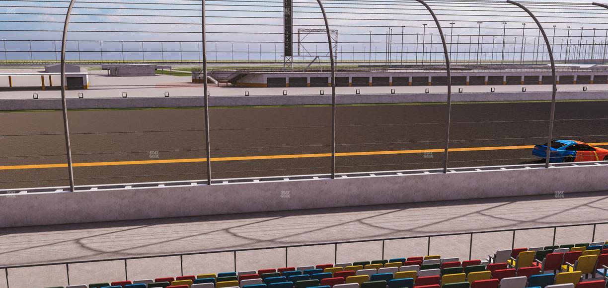 Daytona International Speedway - Section Front 122 Seat View