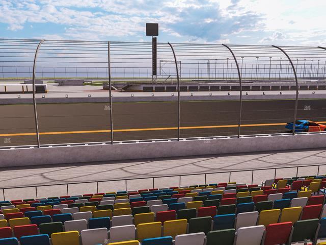 Daytona International Speedway - Section Front 122 Seat View