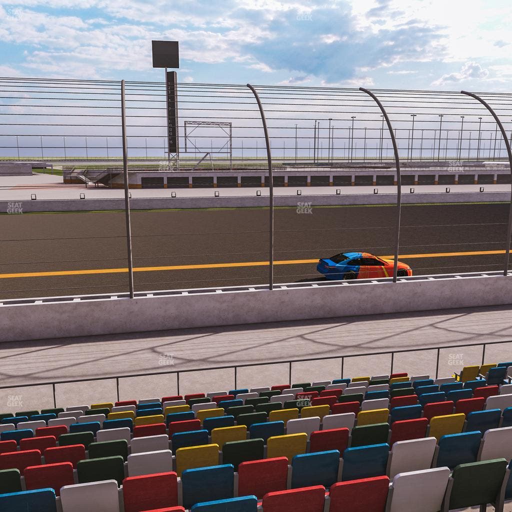 Daytona International Speedway - Section Front 123 Seat View