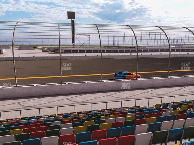 Daytona International Speedway - Section Front 123 Seat View
