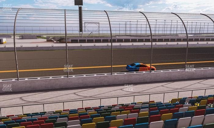 Daytona International Speedway - Section Front 123 Seat View
