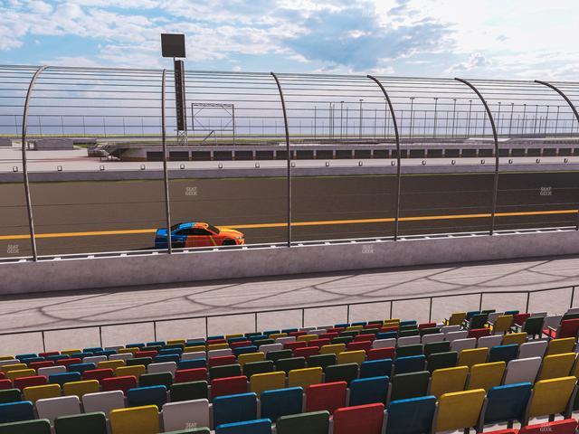 Daytona International Speedway - Section Front 124 Seat View