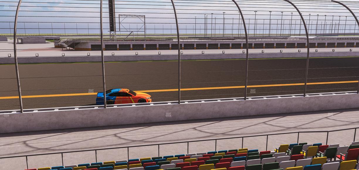 Daytona International Speedway - Section Front 124 Seat View
