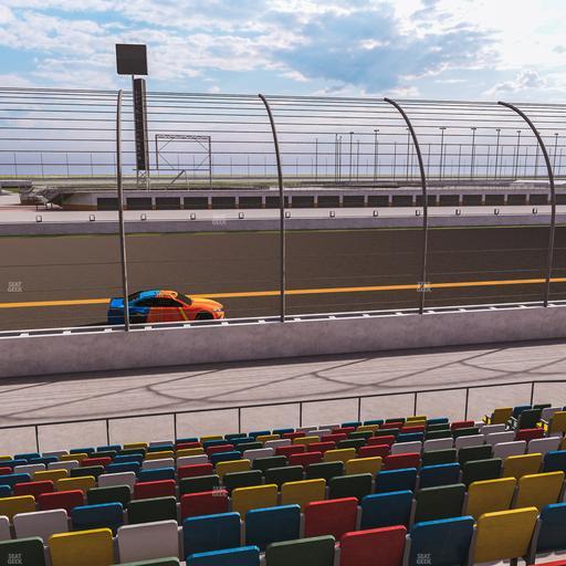 Daytona International Speedway - Section Front 124 Seat View