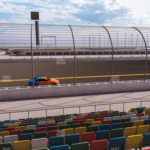 Daytona International Speedway - Section Front 124 Seat View