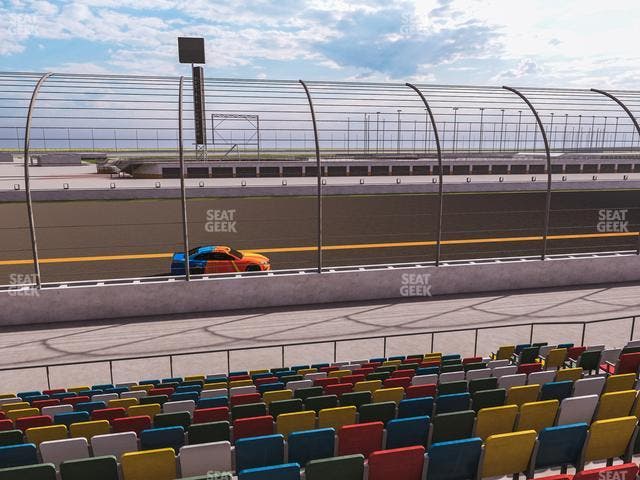 Daytona International Speedway - Section Front 124 Seat View