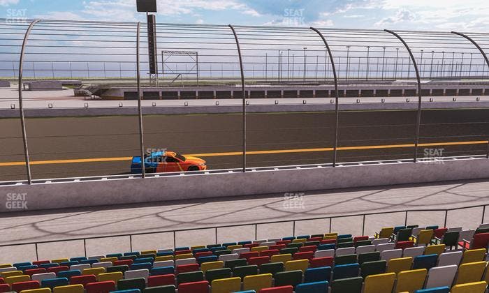 Daytona International Speedway - Section Front 124 Seat View