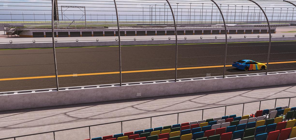 Daytona International Speedway - Section Front 125 Seat View