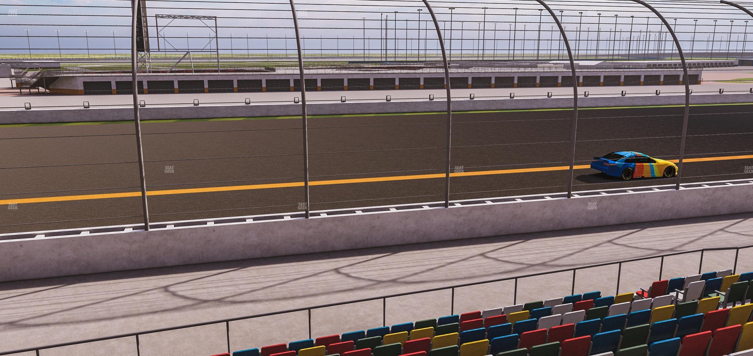 Daytona International Speedway - Section Front 125 Seat View