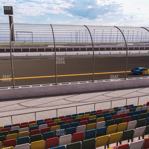 Daytona International Speedway - Section Front 125 Seat View