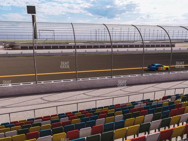 Daytona International Speedway - Section Front 125 Seat View
