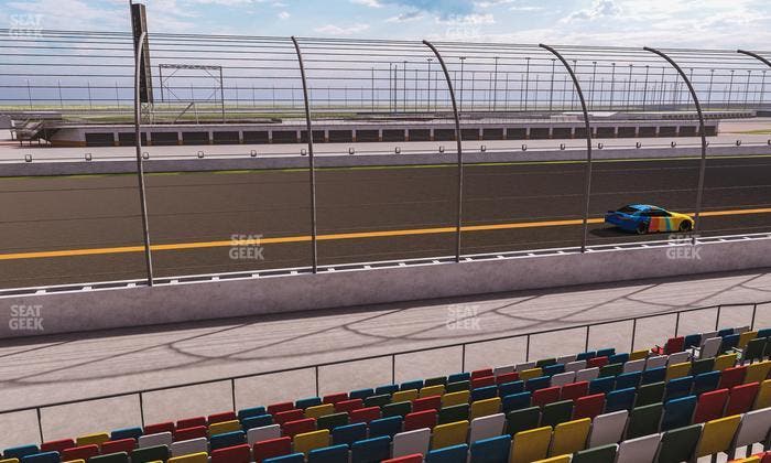 Daytona International Speedway - Section Front 125 Seat View